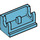 LEGO Medium azuurblauw Scharnier 1 x 2 Basis (3937)
