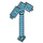 LEGO Medium Azure Minecraft Pickaxe (18789)