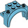 LEGO Medium Azure Mudguard Brick 2 x 4 x 2.3 with Tall Wheel Arch (18974)