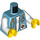 LEGO Medium Azure Ocean Explorer - Minifigur Kropp (973 / 76382)