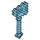 LEGO Medium Azure Pixelated Axe (18788)