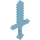 LEGO Medium Azure Pixelated Minecraft Sword (18787)