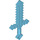 LEGO Medium Azure Pixelated Minecraft Sword (18787)