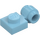 LEGO Azzurro medio Piastra 1 x 1 con Clip (Anello spesso) (4081 / 41632)