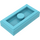 LEGO Medium Azure Plate 1 x 2 with 1 Stud (with Groove) (3794 / 15573)