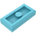 LEGO Mittleres Azure Platte 1 x 2 mit 1 Stud (mit Groove) (3794 / 15573)