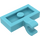 LEGO Medium Azure Plate 1 x 2 with Horizontal Clip (11476 / 65458)