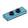 LEGO Medium Azure Plate 1 x 3 with 2 Studs (34103)