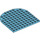 LEGO Medium Azure Platta 10 x 10 Halv Cirkel (80031)