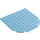 LEGO Medium Azure Plate 10 x 10 Half Circle (80031)