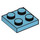 LEGO Medium Azure Plate 2 x 2 (3022 / 94148)