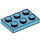 LEGO Medium azuurblauw Plaat 2 x 3 (3021)