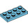 LEGO Medium Azure Plate 2 x 4 (3020)