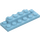 LEGO Asuurinsininen Levy 2 x 6 x 0.7 jossa 4 Nupit päällä Sivu (72132 / 87609)