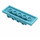 LEGO Medium azuurblauw Plaat 2 x 6 x 0.7 met 4 Studs Aan Kant (72132 / 87609)