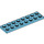 LEGO Medium azuurblauw Plaat 2 x 8 (3034)