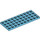 LEGO Medium Azure Plate 4 x 10 (3030)