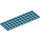 LEGO Mittleres Azure Platte 4 x 12 (3029)