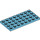 LEGO Medium azuurblauw Plaat 4 x 8 (3035)