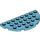 LEGO Azure moyen assiette 4 x 8 Rond Demi Cercle (22888)