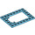 LEGO Medium Azure Plate 6 x 8 Trap Door Frame Flush Pin Holders (92107)