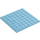 LEGO Medium Azure Plate 8 x 8 (41539 / 42534)