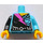 LEGO Medium Azure Rocker Girl Torso (973 / 88585)