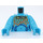 LEGO Medium Azure Ronal Minifig Torso (973 / 99114)