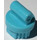 LEGO Medium azuurblauw Rond Brush (92355)