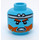 LEGO Mittleres Azure Sandy Minifigure Kopf (Einbau-Vollbolzen) (3626 / 101328)