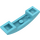 LEGO Azure moyen Pente 1 x 4 Incurvé Double (93273)