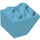 LEGO Medium Azure Slope 2 x 2 (45°) Inverted with Flat Spacer Underneath (3660)