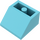 LEGO Medium azuurblauw Helling 2 x 2 (45°) Omgekeerd met platte afstandsring eronder (3660)