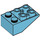 LEGO Medium azuurblauw Helling 2 x 3 (25°) Omgekeerd zonder verbindingen tussen noppen (3747)