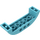LEGO Mittleres Azure Steigung 2 x 8 x 2 Gebogen (11290 / 28918)