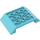 LEGO Medium azuurblauw Helling 4 x 6 (45°) Dubbele Omgekeerd met Open Midden met 3 gaten (30283 / 60219)