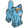 LEGO Mittleres Azure Standing Katze mit Kurz Schwanz Oben mit Weiß Nose und Orange Angry Haar (80686 / 101336)