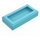 LEGO Medium Azure Tile 1 x 2 with Groove (3069 / 30070)