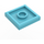 LEGO Azure moyen Tuile 2 x 2 avec rainure (3068 / 88409)