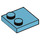 LEGO Azure moyen Tuile 2 x 2 avec Goujons sur Bord (33909)