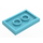 LEGO Azure moyen Tuile 2 x 3 (26603)