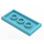 LEGO Azure moyen Tuile 2 x 4 (87079)