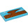 LEGO Medium Azure Tile 2 x 4 with Willy&#039;s Butte (33631 / 87079)