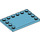 LEGO Mittleres Azure Fliese 4 x 6 mit Bolzen auf 3 Edges (6180)