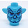 LEGO Medium Azure Tonowari Minifigure Head with Ears (101711)