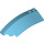 LEGO Medium Azure Wedge Curved 3 x 8 x 2 Left (41750 / 42020)