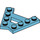 LEGO Medium azuurblauw Wig Plaat 1 x 4 A-Kader (45°) (15706)