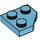 LEGO Medium Azure Wedge Plate 2 x 2 Cut Corner (26601)