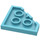 LEGO Medium Azure Wedge Plate 3 x 3 Corner (2450)