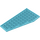 LEGO Medium azuurblauw Wig Plaat 6 x 12 Vleugel Rechtsaf (30356)